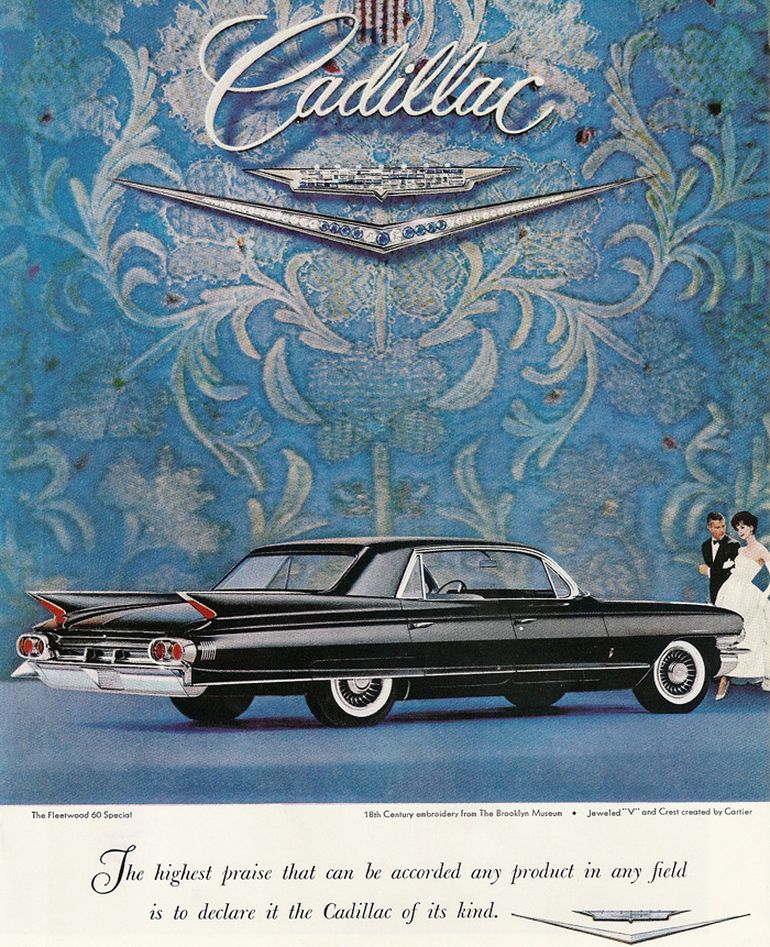 1961 Cadillac Auto Advertising
